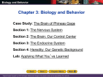 Chapter 3: Biology and Behavior