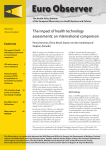 The impact of health technology assessments: an