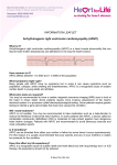 INFORMATION LEAFLET Arrhythmogenic right ventricular