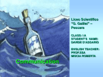 Communication - "G. Galilei" – Pescara