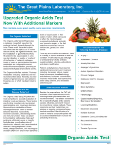 Organic Acids Test