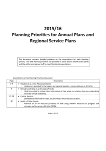 2015/16 Planning Priorities for APs Only