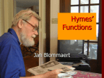 Hymes` Functions