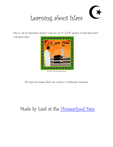 Learning about Islam