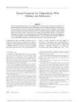 Practice Parameter for Telepsychiatry With Children and Adolescents