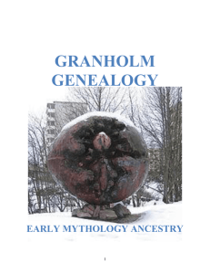 Karl Johan Granholm - AncestryFootprints