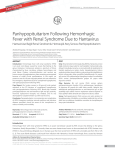 Panhypopituitarism Following Hemorrhagic Fever with Renal