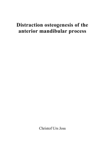 Distraction osteogenesis of the anterior mandibular - Ortho