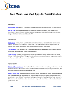 Free Must-Have iPad Apps for Social Studies
