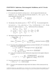 Chapter 30 solutions to assigned problems