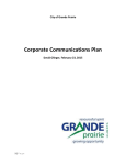 As an overarching document, the Corporate Communications Plan