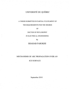 UNIVERSITE DU QUEBEC SHAHAB FAROKHI MECHANISMS OF