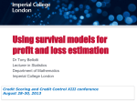 Using survival models for profit and loss estimation
