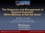 Staging of Dementia