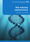 Risk reducing oophorectomy - patient information