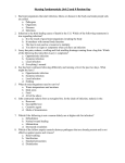 Nursing Fundamentals Unit 3 and 4 Review Key