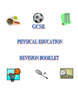 PE Revision Booklet and Website Links