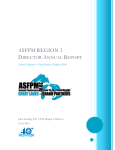 ASFPM REGION 3 Director Annual Report