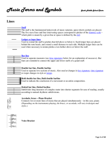 Music Terms and Symbols Music Terms and Symbols