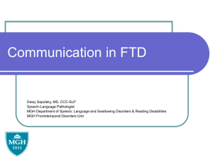 Communication in FTD