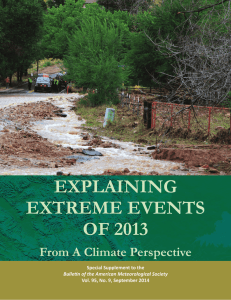 explaining extreme events of 2013