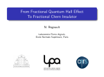 From Fractional Quantum Hall Effect To Fractional Chern Insulator