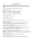 Math 1431 Summer 2003 – Test #2 – Answers
