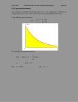 Exponential and Normal distributions