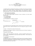 Model answer Class: B.Pharm V Semester Subject: Pharmaceutical