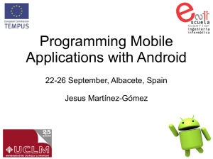 Programming Mobile Applications with Android