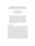 Simulation of Action Theories and an Application to General