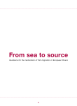 Guidance from sea to source