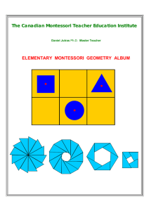 elementary montessori geometry album