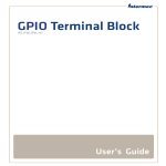 GPIO Terminal Block User`s Guide