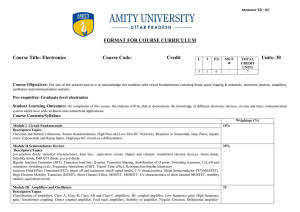 format for course curriculum