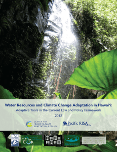 Water Resources and Climate Change