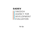 Bo Sjö - International Initiative for Impact Evaluation