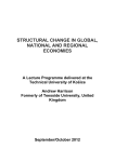 structural change in global, national and regional economies