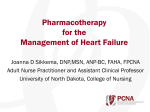 Pharmacotherapy for the Management of Heart Failure