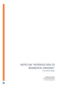 Notes on “Introduction to biomedical Imaging”