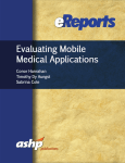 Evaluating Mobile Medical Applications