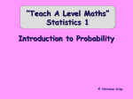10 Introduction to Probability