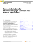 Solutions for Electrocardiograph and Heart Rate Monitor Applications