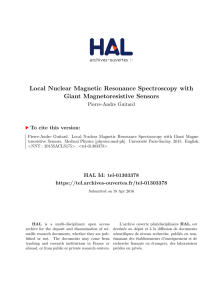 Local Nuclear Magnetic Resonance Spectroscopy with Giant