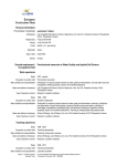 Europass Curriculum Vitae