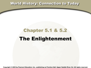 Enlightenment - Duxbury Public Schools