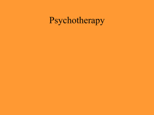 Chapter 15: Therapies