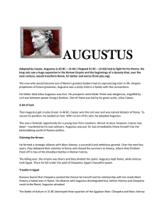 Augustus Reading Passage