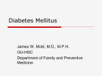 diabetes and the elderly - UW Department of Family Medicine