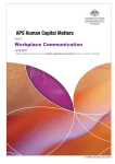 APS Human Capital Matters: Workplace Communication